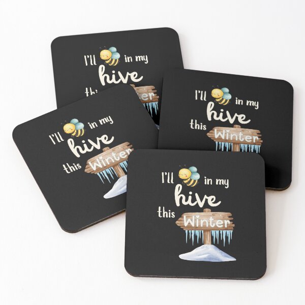 Item preview, Cute Bee in My Winter Hive – I’ll Bee in My Hive This Winter designed and sold by SunandShade.