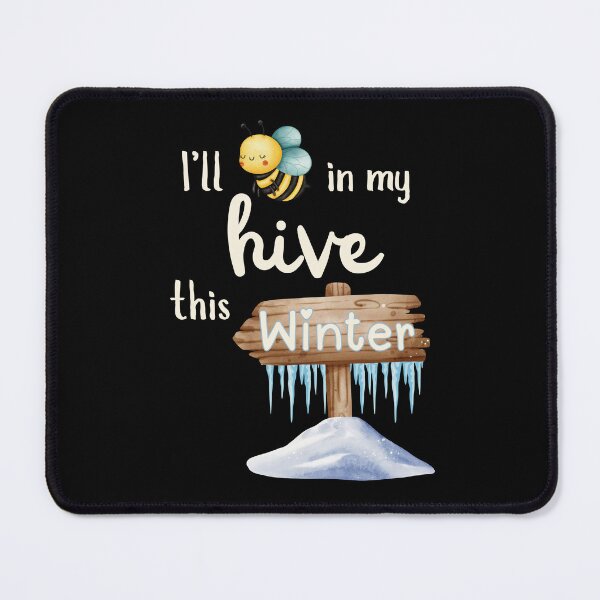 Item preview, Cute Bee in My Winter Hive – I’ll Bee in My Hive This Winter designed and sold by SunandShade.