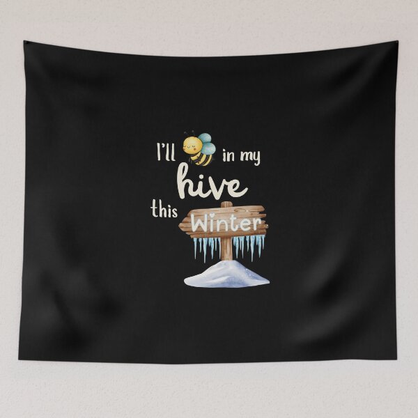 Item preview, Cute Bee in My Winter Hive – I’ll Bee in My Hive This Winter designed and sold by SunandShade.