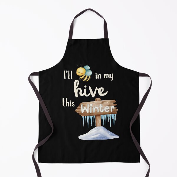 Item preview, Cute Bee in My Winter Hive – I’ll Bee in My Hive This Winter designed and sold by SunandShade.