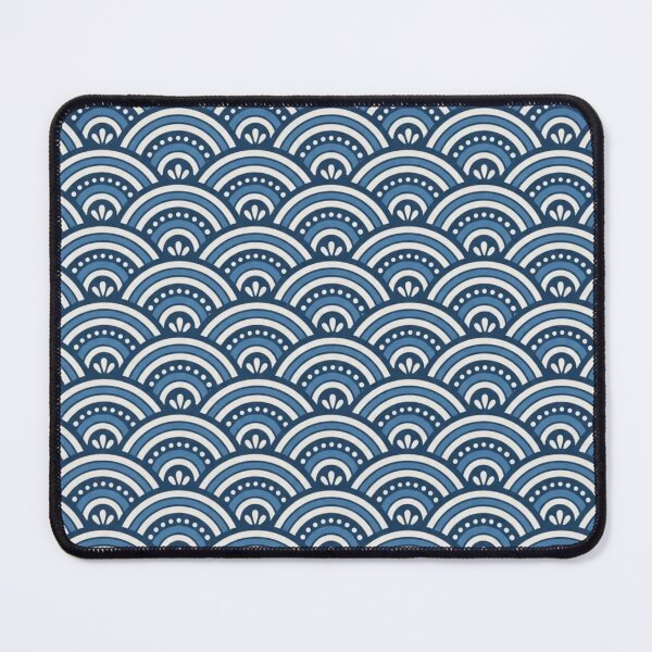 Item preview, Seigaiha Blue Wave Seamless Pattern | Vintage Japanese Repeat Design designed and sold by StickyGuys.