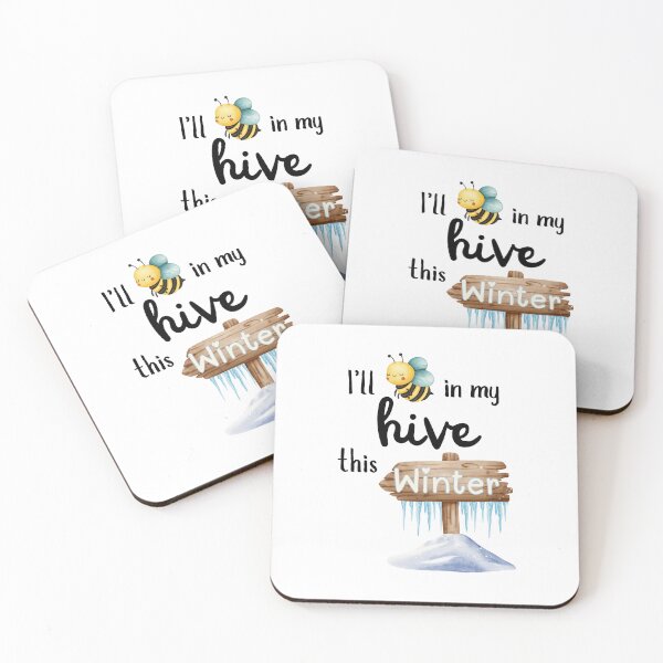 Item preview, Cute Bee in My Winter Hive – I’ll Bee in My Hive This Winter designed and sold by SunandShade.
