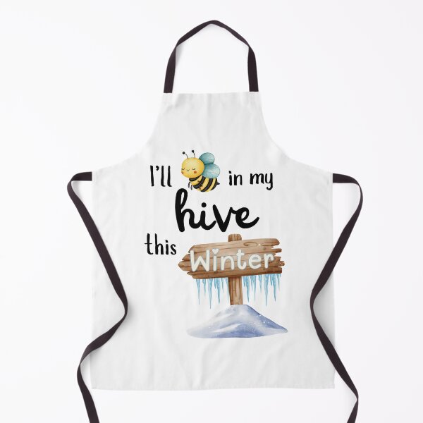 Item preview, Cute Bee in My Winter Hive – I’ll Bee in My Hive This Winter designed and sold by SunandShade.