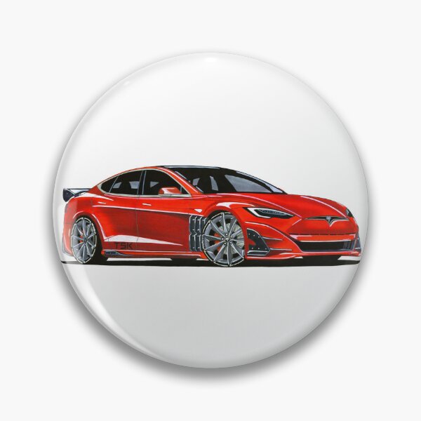 Item preview, Exclusive drawing american popular modified electric car Model S Plaid designed and sold by Cars23.