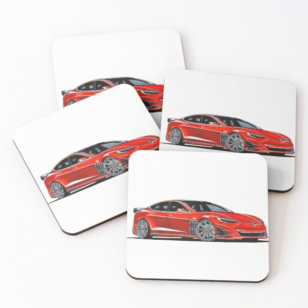 Item preview, Exclusive drawing american popular modified electric car Model S Plaid designed and sold by Cars23.