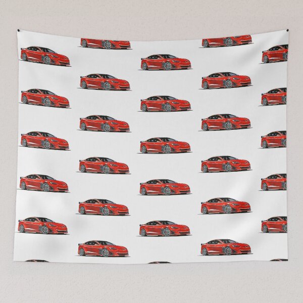 Item preview, Exclusive drawing american popular modified electric car Model S Plaid designed and sold by Cars23.