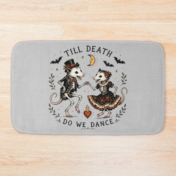 Item preview, Till Death Do We Dance Opossum Skeletons  designed and sold by MagicTheDog.