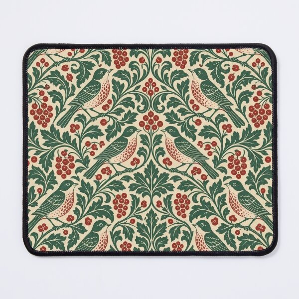 Item preview, Arts and Crafts Bird and Berry Seamless Pattern | Vintage William Morris Repeat Design designed and sold by StickyGuys.