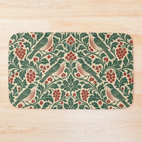 Item preview, Arts and Crafts Bird and Berry Seamless Pattern | Vintage William Morris Repeat Design designed and sold by StickyGuys.