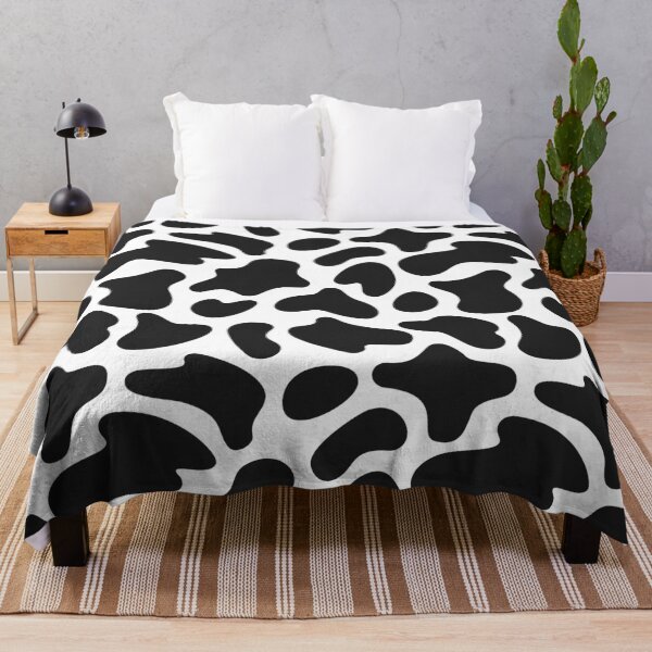 Item preview, Modern Graphic Cow Print Pattern | Black & Transparent designed and sold by Frohyou.