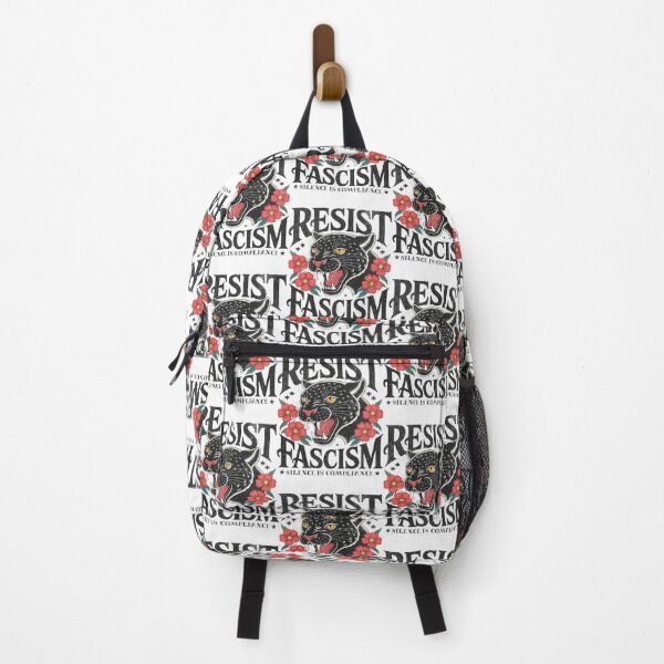 Item preview, Resist Fascism Vintage Floral Black Cat | Limited Edition designed and sold by depari22.