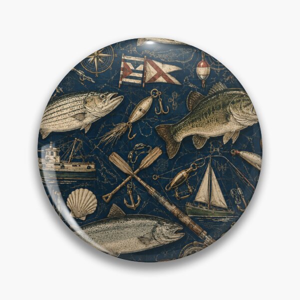 Item preview, Vintage Angler’s Club — Luxury Nautical Fishing Phone Case designed and sold by Nara8.