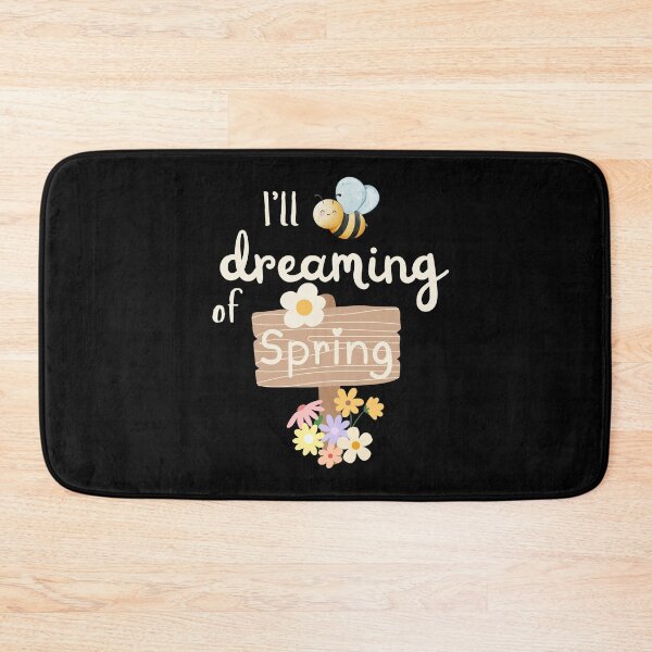 Item preview, I’ll Bee Dreaming of Spring – Cute Bee Spring Flowers designed and sold by SunandShade.