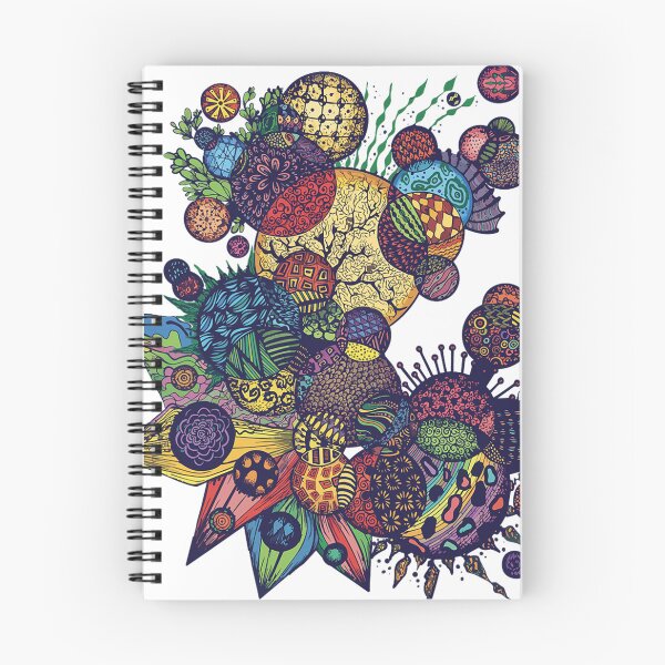 Item preview, Colorful Zentangle Doodle Garden Abstract Art designed and sold by raccoonhunter69.