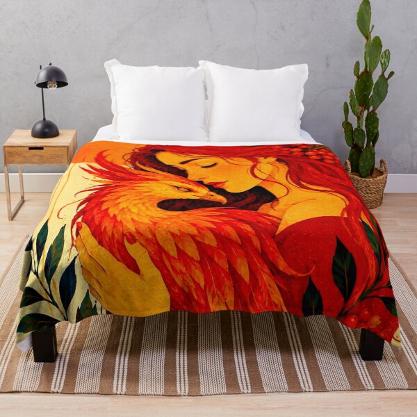 Item preview, Woman and Phoenix II designed and sold by NeuroArtGallery.