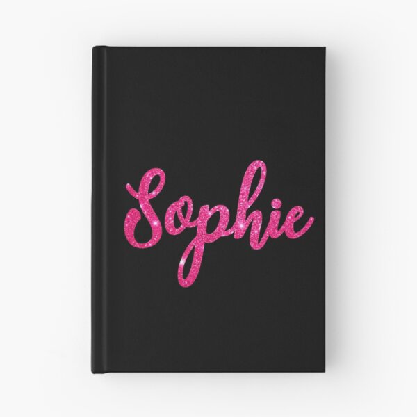 Item preview, Sophie Hot Pink Sparkly Personalised Name Design designed and sold by CamilasPrints.