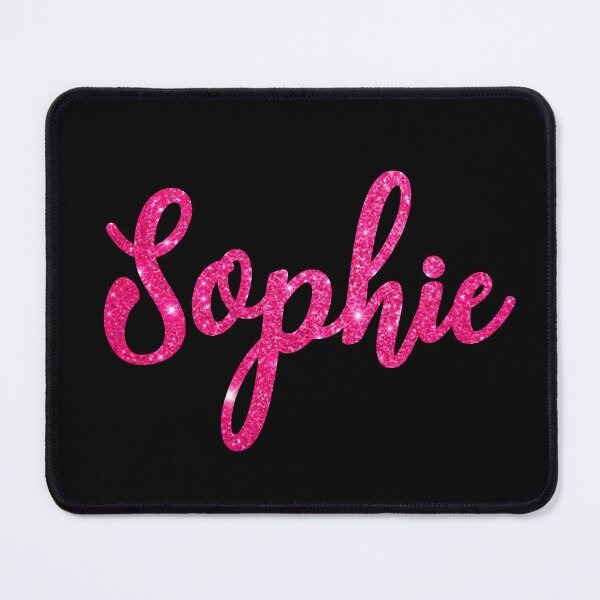 Item preview, Sophie Hot Pink Sparkly Personalised Name Design designed and sold by CamilasPrints.