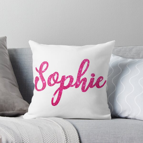 Item preview, Sophie Hot Pink Sparkly Personalised Name Design designed and sold by CamilasPrints.