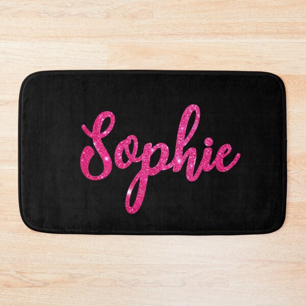 Item preview, Sophie Hot Pink Sparkly Personalised Name Design designed and sold by CamilasPrints.