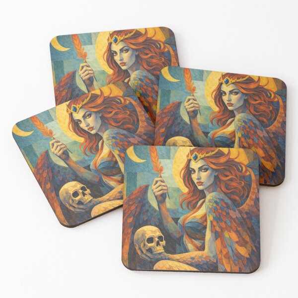 Item preview, Harpy – Mythical Winged Woman Painting designed and sold by GalleryKauffeld.