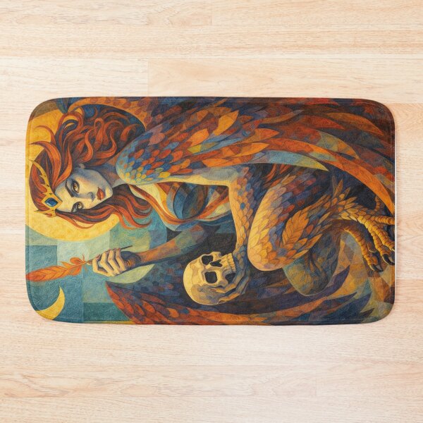 Item preview, Harpy – Mythical Winged Woman Painting designed and sold by GalleryKauffeld.