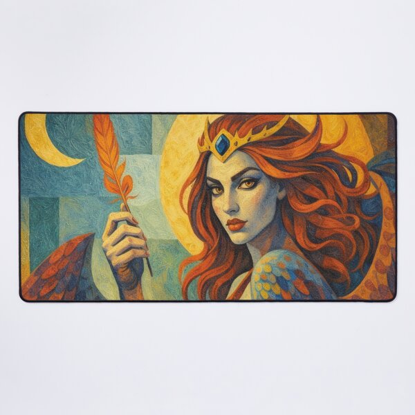 Item preview, Harpy – Mythical Winged Woman Painting designed and sold by GalleryKauffeld.
