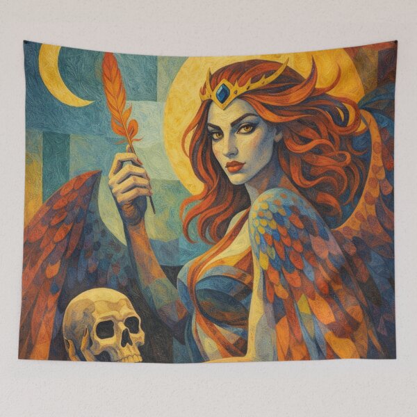 Item preview, Harpy – Mythical Winged Woman Painting designed and sold by GalleryKauffeld.