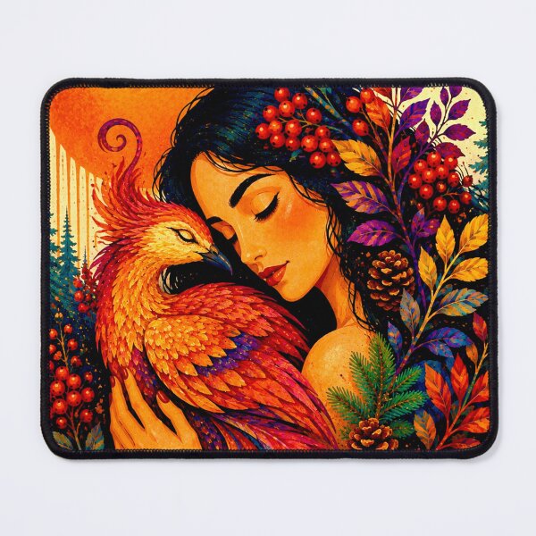 Item preview, Woman and Phoenix I designed and sold by NeuroArtGallery.