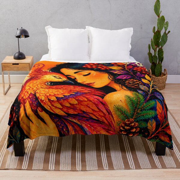 Item preview, Woman and Phoenix I designed and sold by NeuroArtGallery.