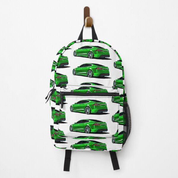Item preview, Exclusive drawing american popular modified electric car green Model S Plaid designed and sold by Cars23.