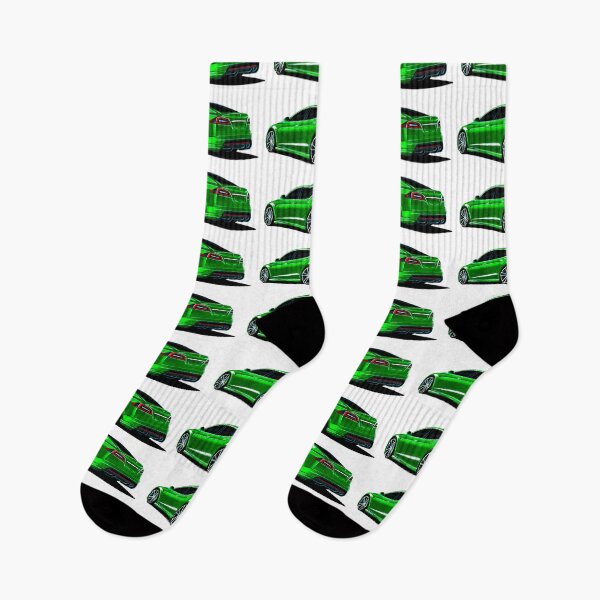 Item preview, Exclusive drawing american popular modified electric car green Model S Plaid designed and sold by Cars23.
