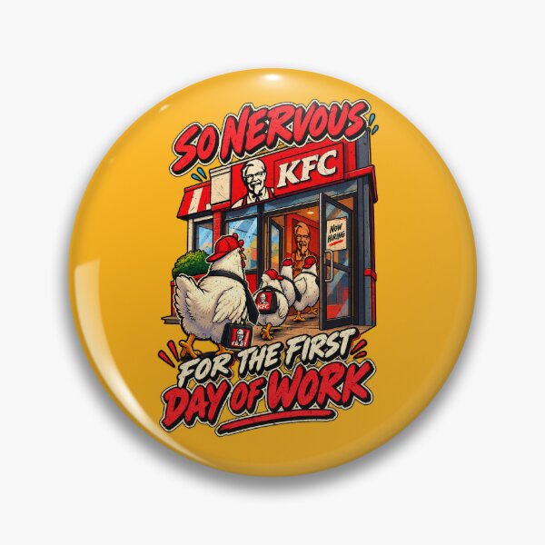 Item preview, So Nervous for the First Day of Work – Chicken designed and sold by Pandaburba.