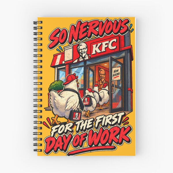 Item preview, So Nervous for the First Day of Work – Chicken designed and sold by Pandaburba.