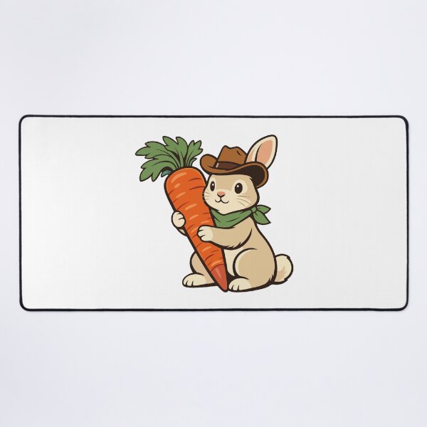 Item preview, Cowboy Rabbit Funny Cartoon Gift for Western Fans, Kids & Humor Lovers designed and sold by stylishdzign.