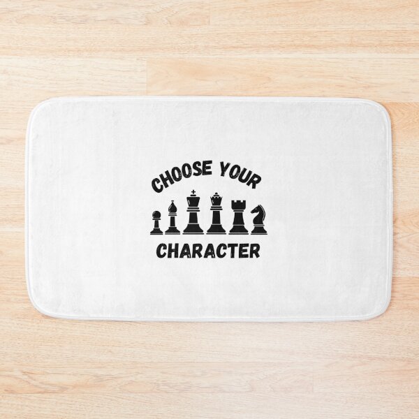 Item preview, Choose your character Chess Shirt designed and sold by Uncle Striko's shirts.