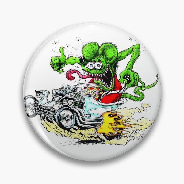 Item preview, Rat Fink Hot Rod Vintage Tattoo Art T‑Shirt – Retro Kustom Kulture Design | Limited Edition designed and sold by CrzyMonk.