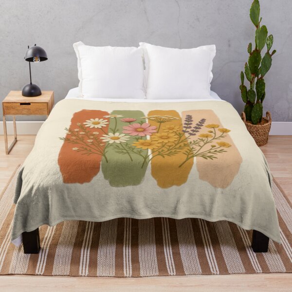 Item preview, Vintage Floral Bouquet On Retro Brushstrokes designed and sold by ITCHAWAWAA.