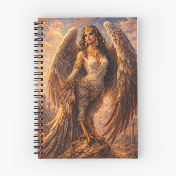 Item preview, Harpy – Legendary Creature of Greek Mythology Painting designed and sold by GalleryKauffeld.
