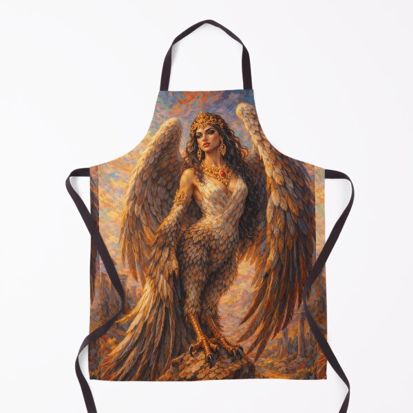 Item preview, Harpy – Legendary Creature of Greek Mythology Painting designed and sold by GalleryKauffeld.