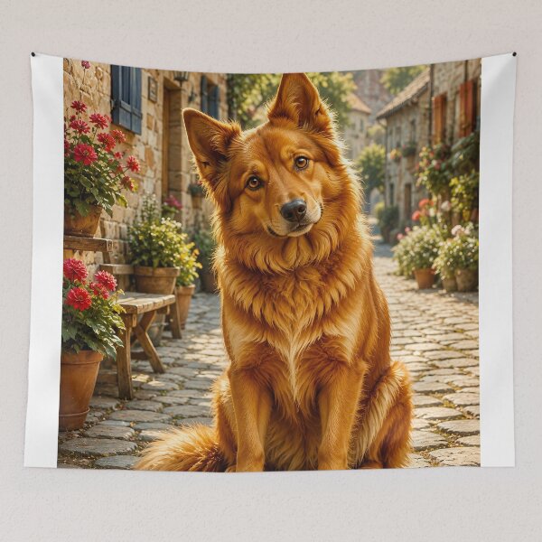 Item preview, Harz fox in the romantic village designed and sold by Steffani Lehmann.