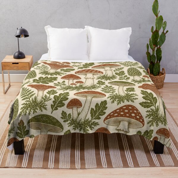 Item preview, Vintage Mushroom Study Seamless Pattern | Vintage Mushroom Repeat Design designed and sold by StickyGuys.