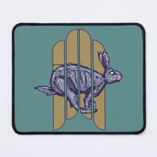 Item preview, Dark Surreal Animal Art | Trapped Rabbit  designed and sold by Half Mess.