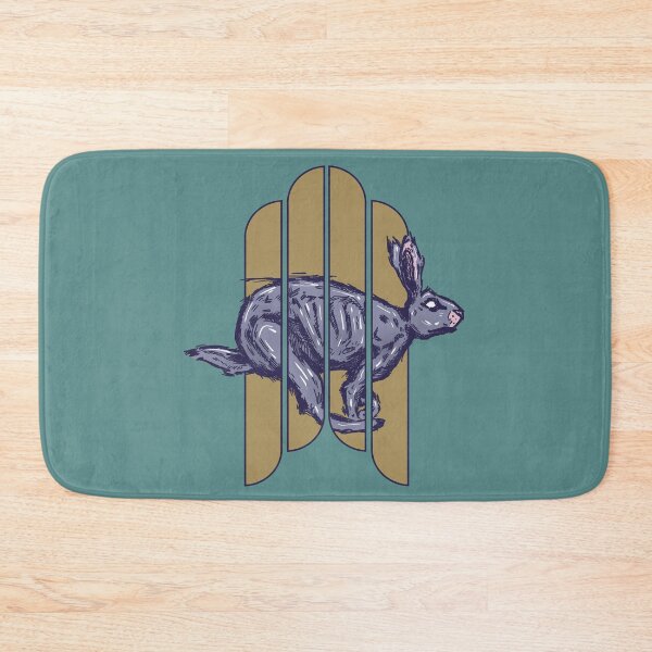 Item preview, Dark Surreal Animal Art | Trapped Rabbit  designed and sold by Half Mess.