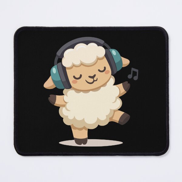 Item preview, Dancing Sheep Funny Cartoon Gift for Music Fans, Kids & Humor Lovers designed and sold by stylishdzign.