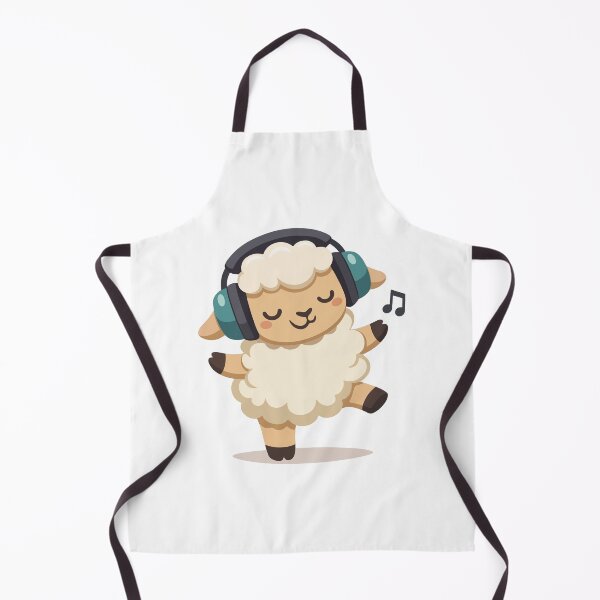 Item preview, Dancing Sheep Funny Cartoon Gift for Music Fans, Kids & Humor Lovers designed and sold by stylishdzign.