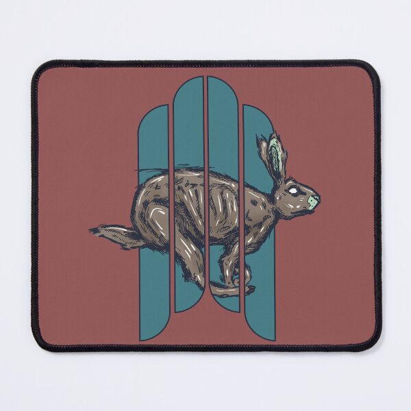 Item preview, Dark Surreal Animal Art | Trapped Rabbit  designed and sold by Half Mess.