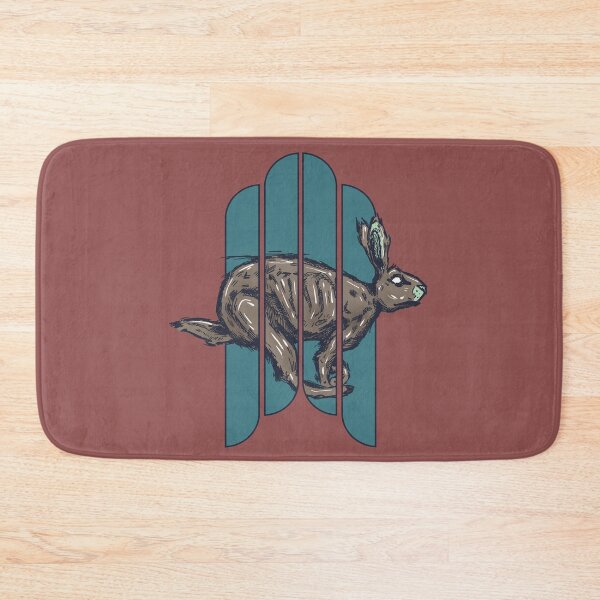 Item preview, Dark Surreal Animal Art | Trapped Rabbit  designed and sold by Half Mess.