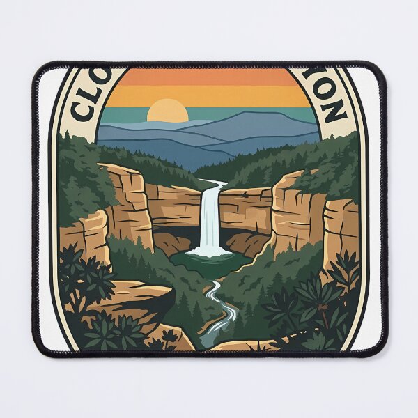 Item preview, Cloudland Canyon State Park Georgia Sticker designed and sold by DetourDgn.