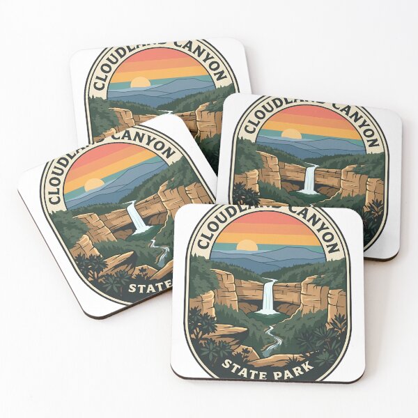 Item preview, Cloudland Canyon State Park Georgia Sticker designed and sold by DetourDgn.