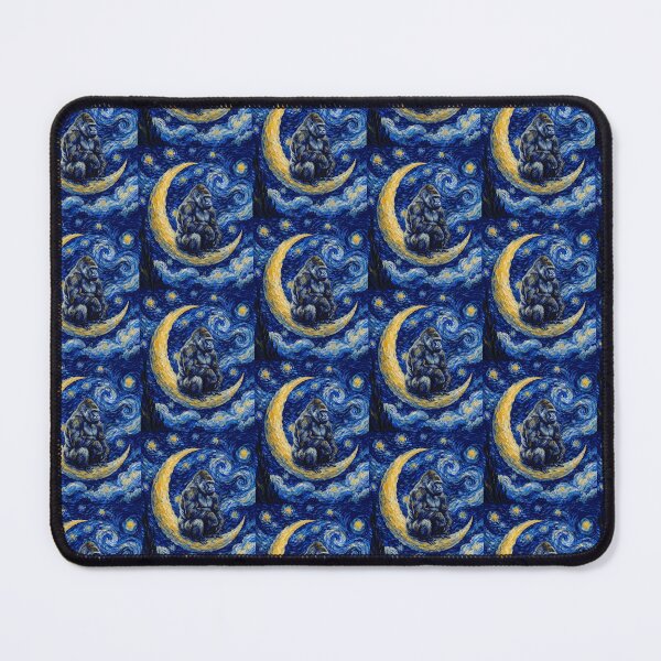 Item preview, Funny Gorilla Starry Night Painting Cute Moon Stars Boys Girls Kids designed and sold by FurryHavenPH.
